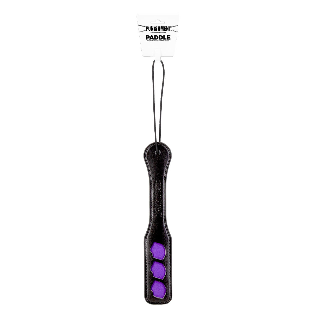 Punishment - Purple Lips Paddle – Black
