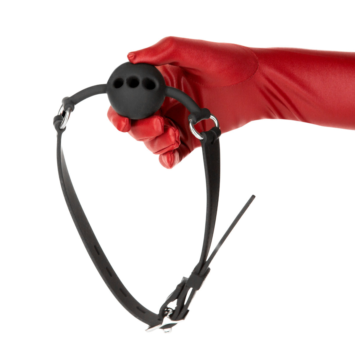 Punishment - Silicone Ball Gag – Black