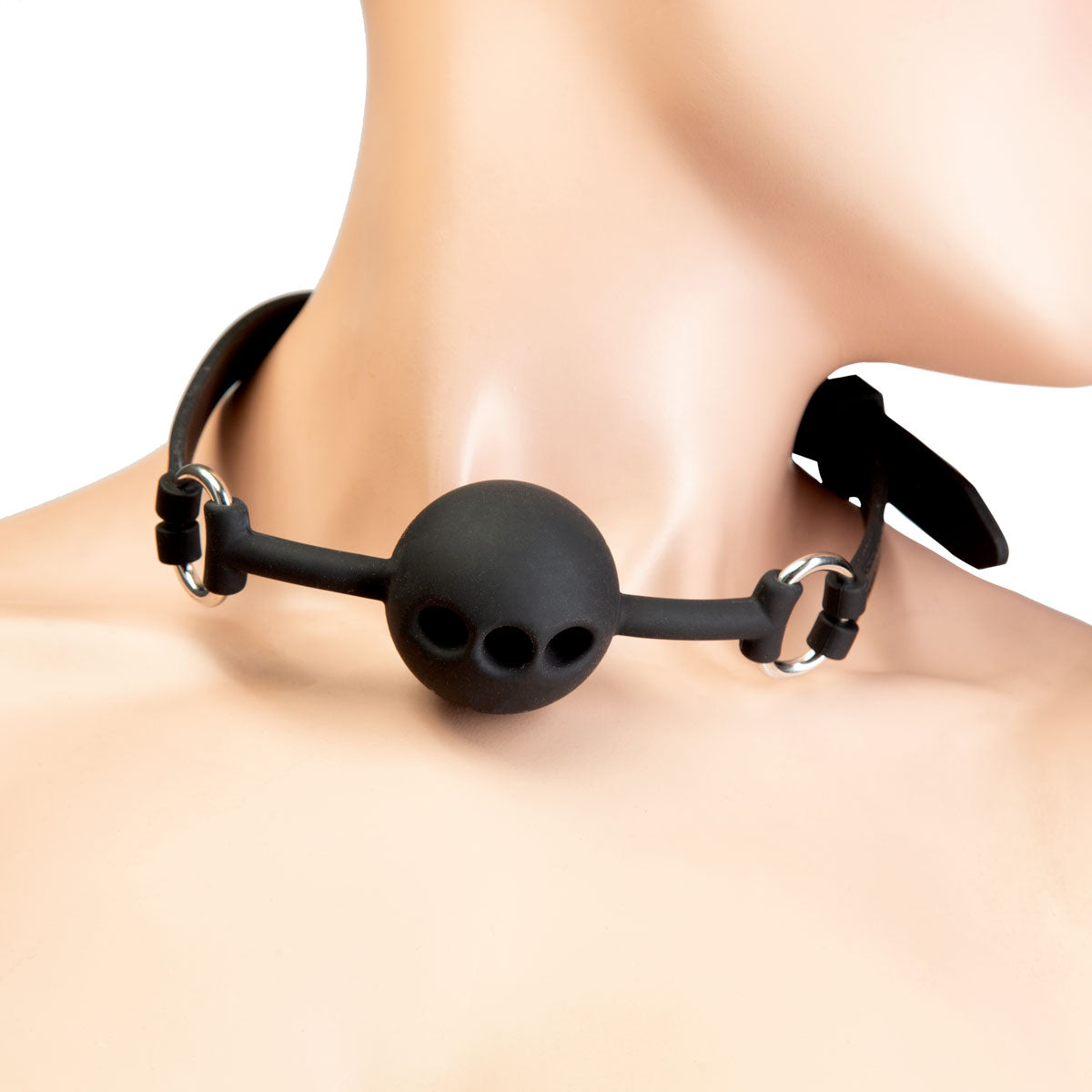 Punishment - Silicone Ball Gag – Black