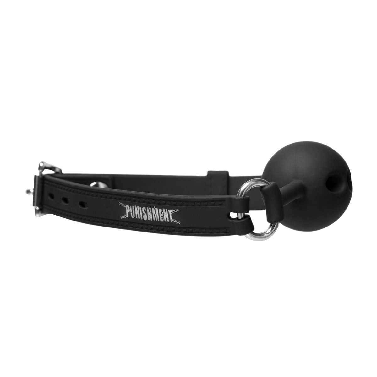 Punishment - Silicone Ball Gag – Black