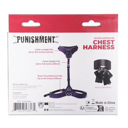 Punishment Silver Body Harness