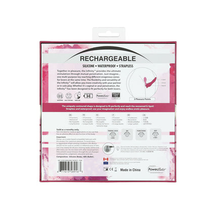 PowerBullet Infinity Rechargeable - Strapless Strap-On - Pink