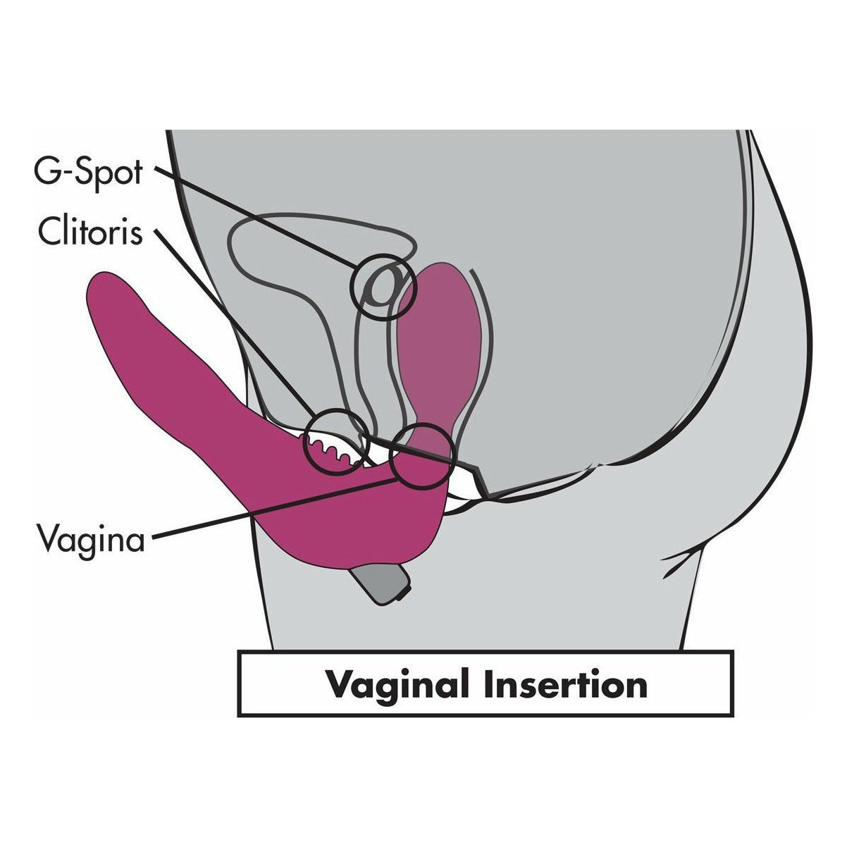 PowerBullet Infinity Rechargeable - Strapless Strap-On - Pink