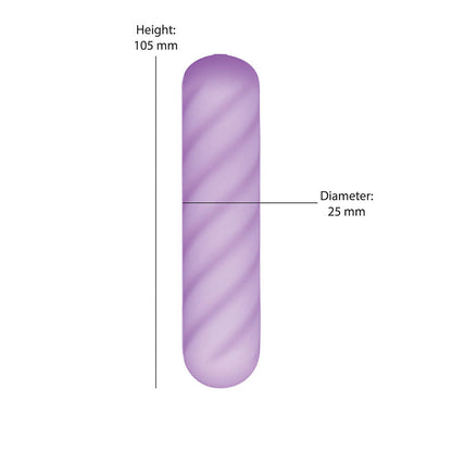 Softies 4” Dual Silicone Body Vibe – Purple