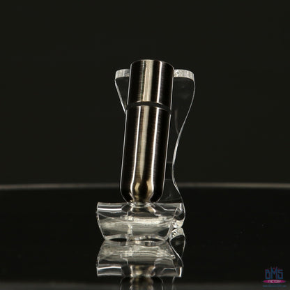 First-Class Bullet - 2.5" Bullet Vibrator with Key Chain Pouch - Gun Metal