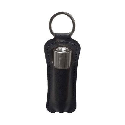 First-Class Bullet - 2.5" Bullet Vibrator with Key Chain Pouch - Gun Metal