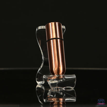 First-Class Bullet - 2.5" Bullet Vibrator with Key Chain Pouch - Rose Gold