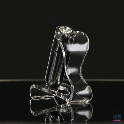 First-Class Bullet - 2.5" Bullet Vibrator with Key Chain Pouch - Silver