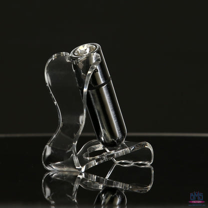 First-Class Bullet - 2.5" Bullet Vibrator with Key Chain Pouch - Silver