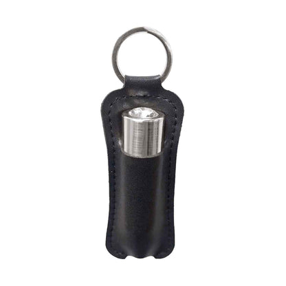 First-Class Bullet - 2.5" Bullet Vibrator with Key Chain Pouch - Silver