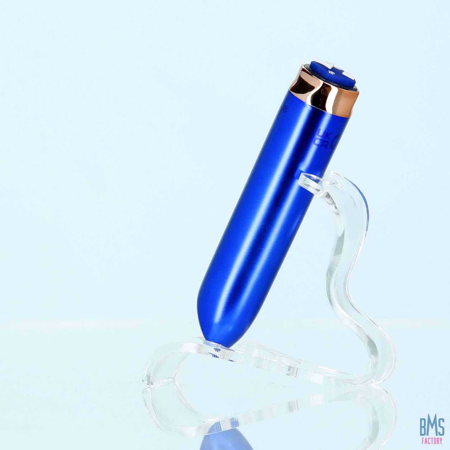 Swan® - Maximum Bullet Vibrator + Silicone Comfy Cuff – Blue