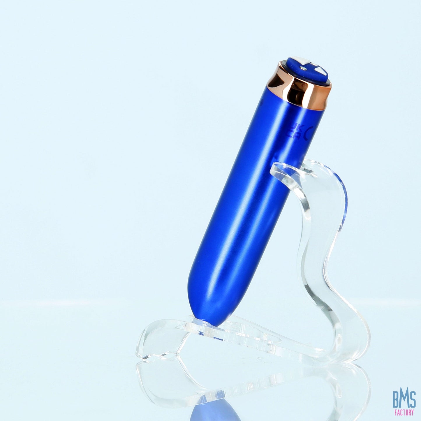 Swan® - Maximum Bullet Vibrator + Silicone Comfy Cuff – Blue