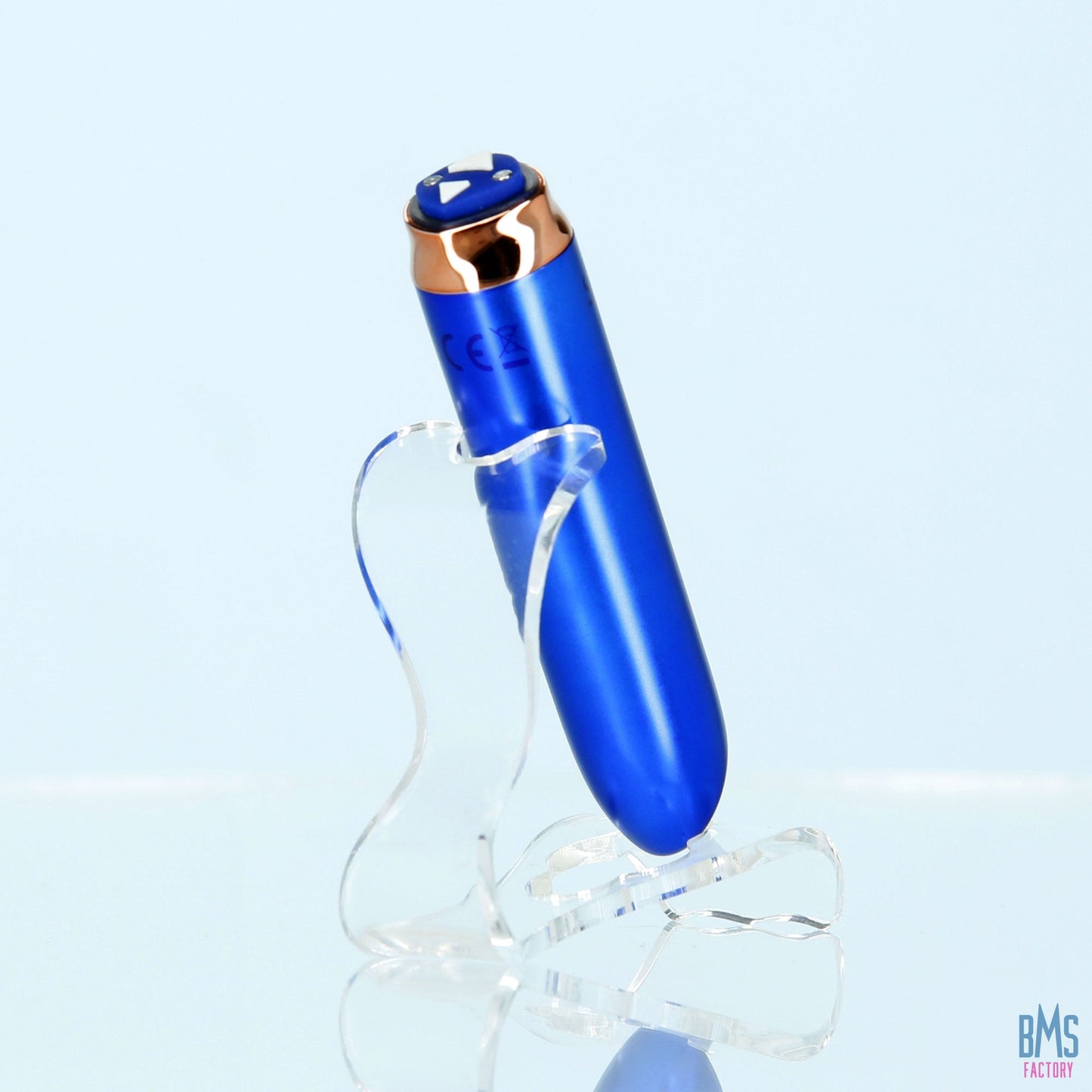 Swan® - Maximum Bullet Vibrator + Silicone Comfy Cuff – Blue