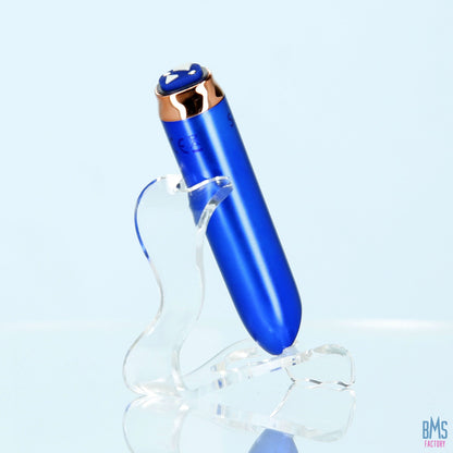 Swan® - Maximum Bullet Vibrator + Silicone Comfy Cuff – Blue