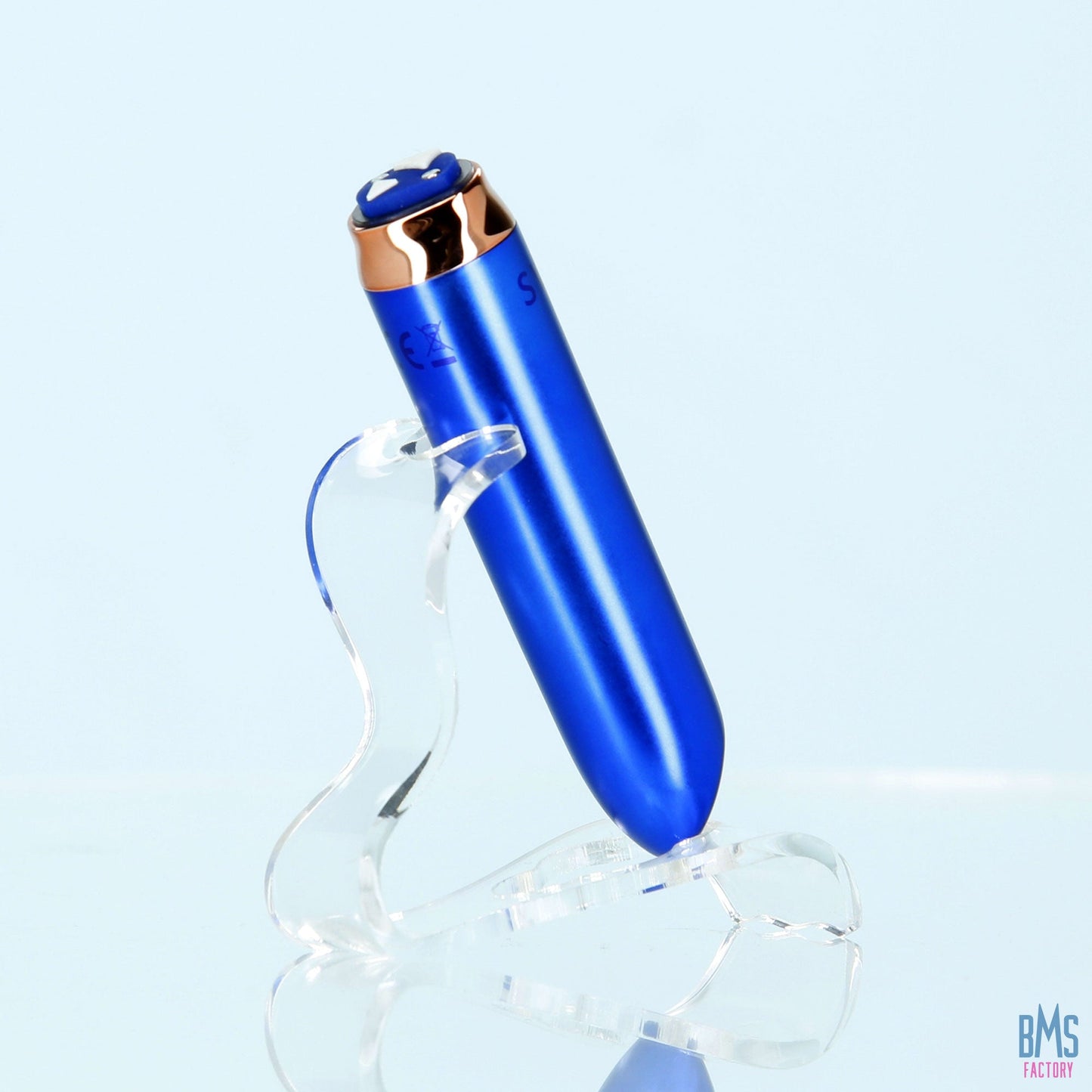 Swan® - Maximum Bullet Vibrator + Silicone Comfy Cuff – Blue