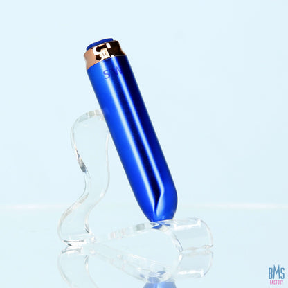 Swan® - Maximum Bullet Vibrator + Silicone Comfy Cuff – Blue