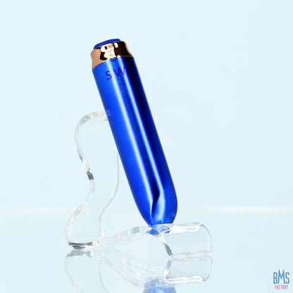Swan® - Maximum Bullet Vibrator + Silicone Comfy Cuff – Blue