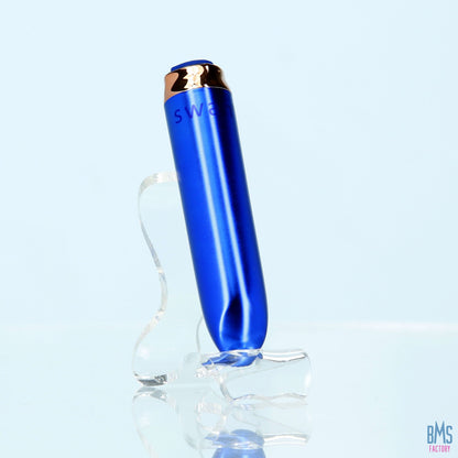 Swan® - Maximum Bullet Vibrator + Silicone Comfy Cuff – Blue