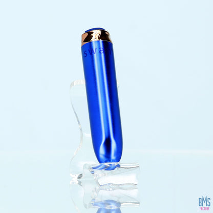 Swan® - Maximum Bullet Vibrator + Silicone Comfy Cuff – Blue