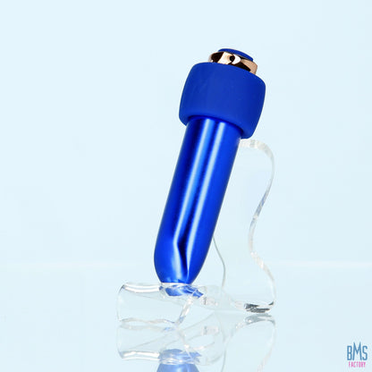 Swan® - Maximum Bullet Vibrator + Silicone Comfy Cuff – Blue