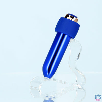 Swan® - Maximum Bullet Vibrator + Silicone Comfy Cuff – Blue