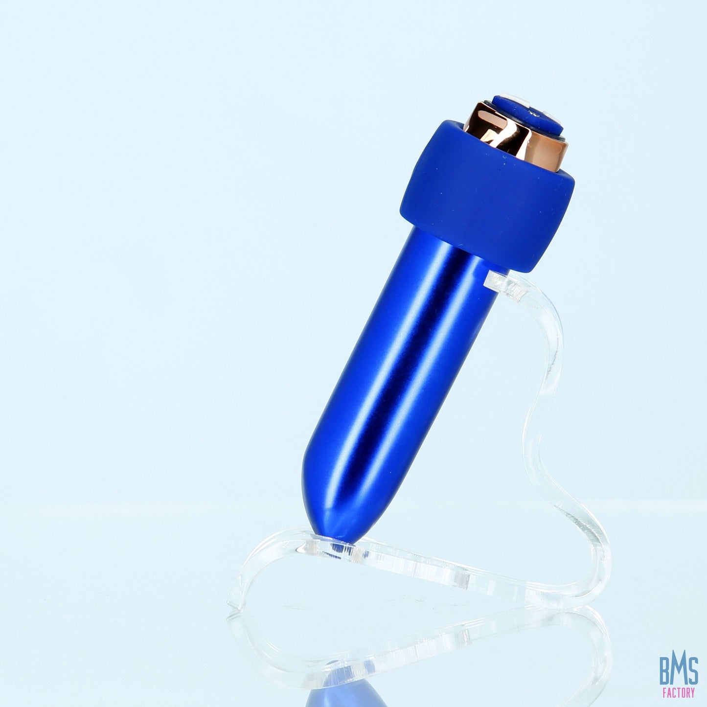 Swan® - Maximum Bullet Vibrator + Silicone Comfy Cuff – Blue
