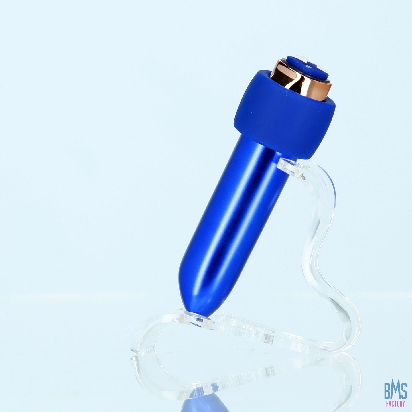 Swan® - Maximum Bullet Vibrator + Silicone Comfy Cuff – Blue