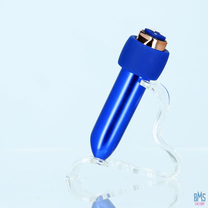 Swan® - Maximum Bullet Vibrator + Silicone Comfy Cuff – Blue