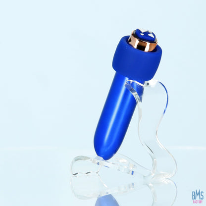 Swan® - Maximum Bullet Vibrator + Silicone Comfy Cuff – Blue