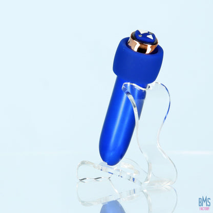 Swan® - Maximum Bullet Vibrator + Silicone Comfy Cuff – Blue