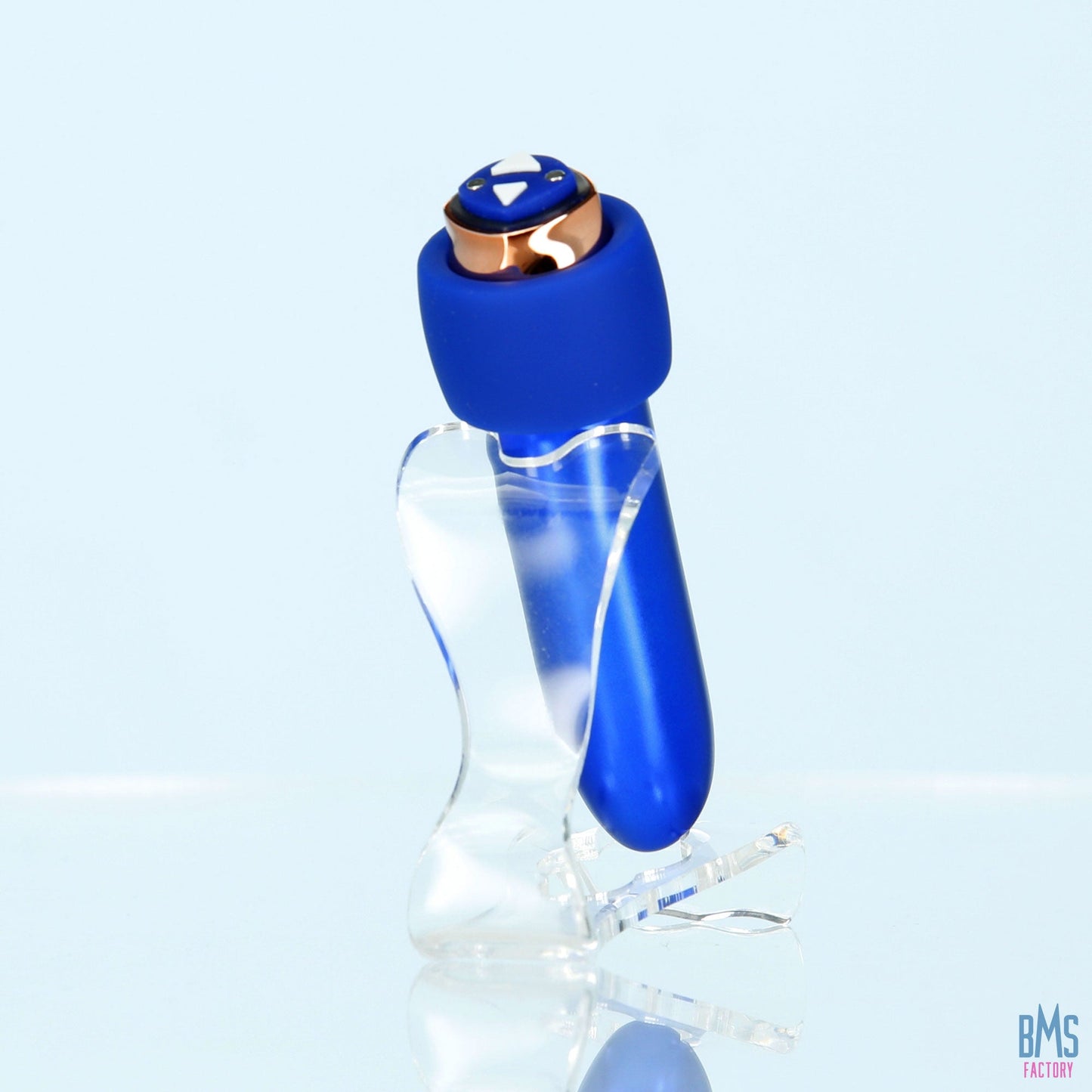 Swan® - Maximum Bullet Vibrator + Silicone Comfy Cuff – Blue
