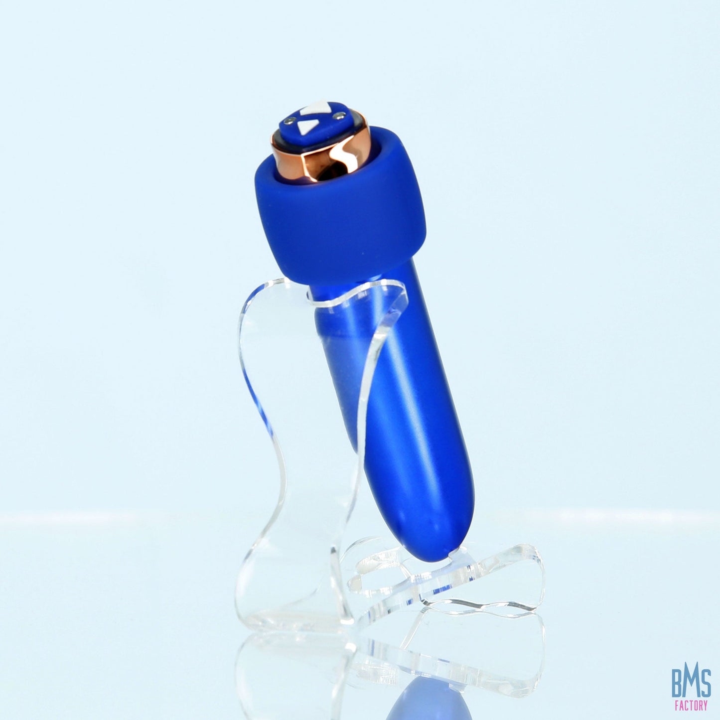 Swan® - Maximum Bullet Vibrator + Silicone Comfy Cuff – Blue