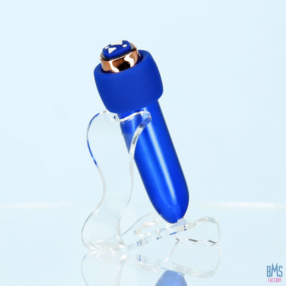 Swan® - Maximum Bullet Vibrator + Silicone Comfy Cuff – Blue