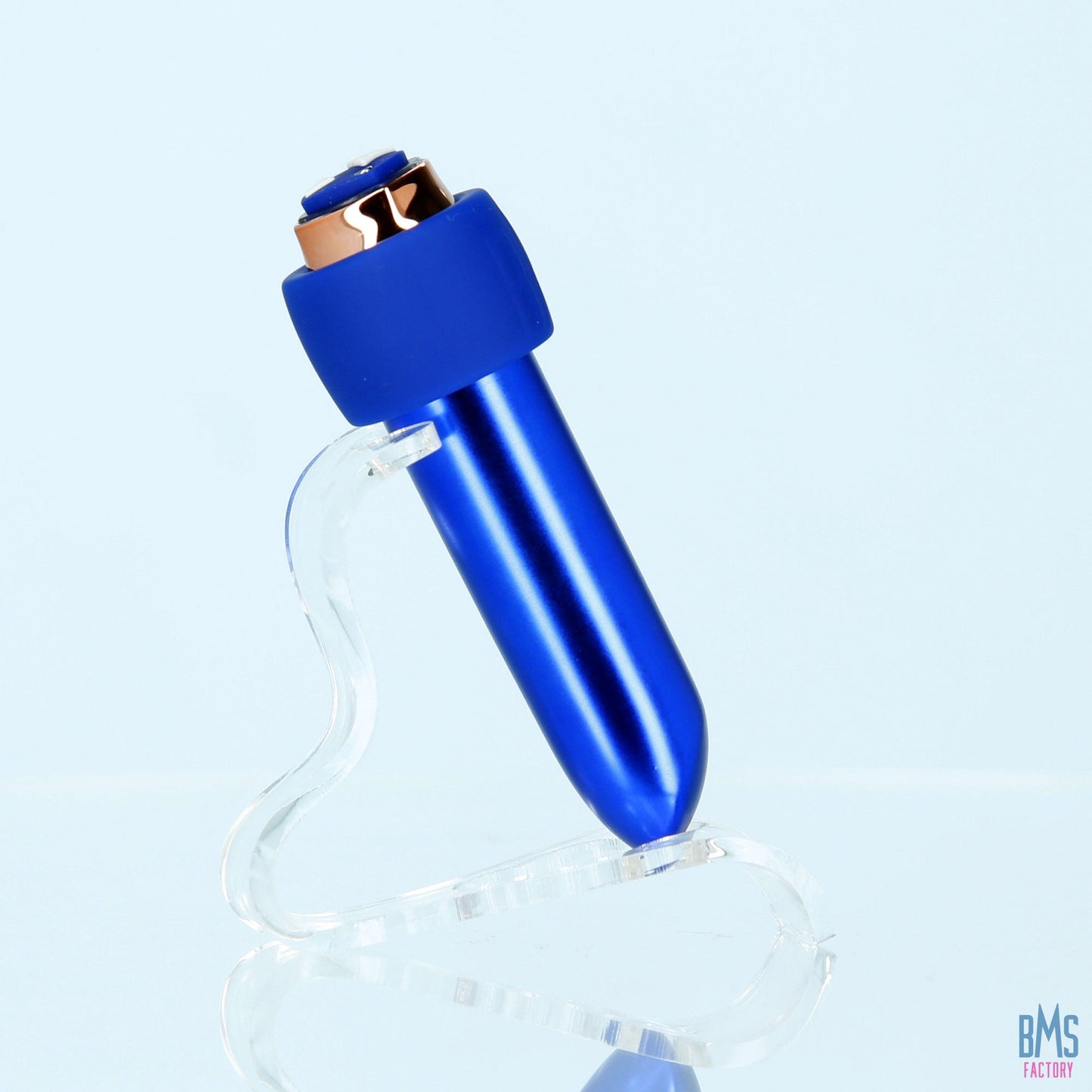 Swan® - Maximum Bullet Vibrator + Silicone Comfy Cuff – Blue