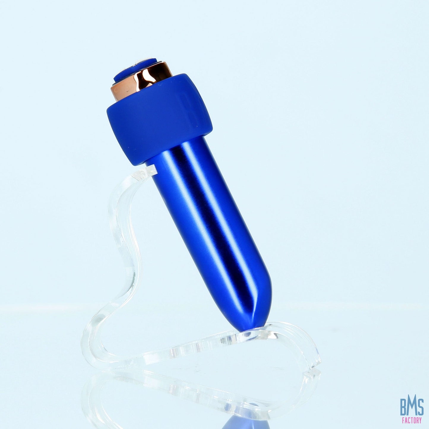 Swan® - Maximum Bullet Vibrator + Silicone Comfy Cuff – Blue