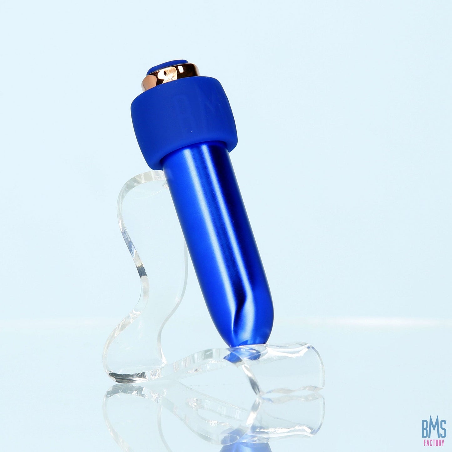 Swan® - Maximum Bullet Vibrator + Silicone Comfy Cuff – Blue