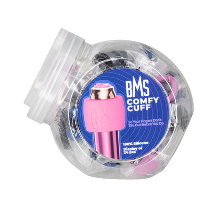 BMS Silicone Comfy Cuff Bowl – Assorted Colours – 24 pcs.