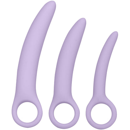 CalExotics® Dr. Laura Berman® Alena™ – Set of 3 Silicone Dilators – Purple