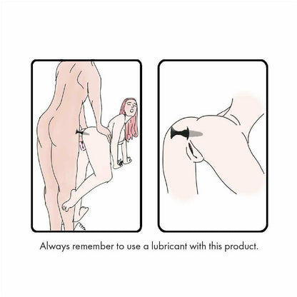 Pure Love® - Silicone Butt Plug - Black