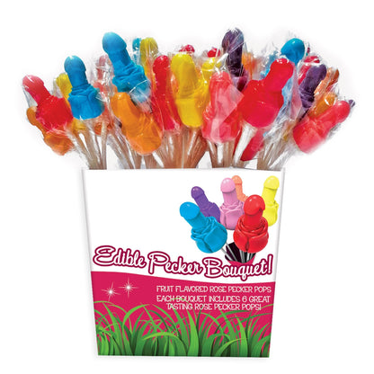HottProducts Edible Pecker Bouquet - 12 per Display. Price per piece