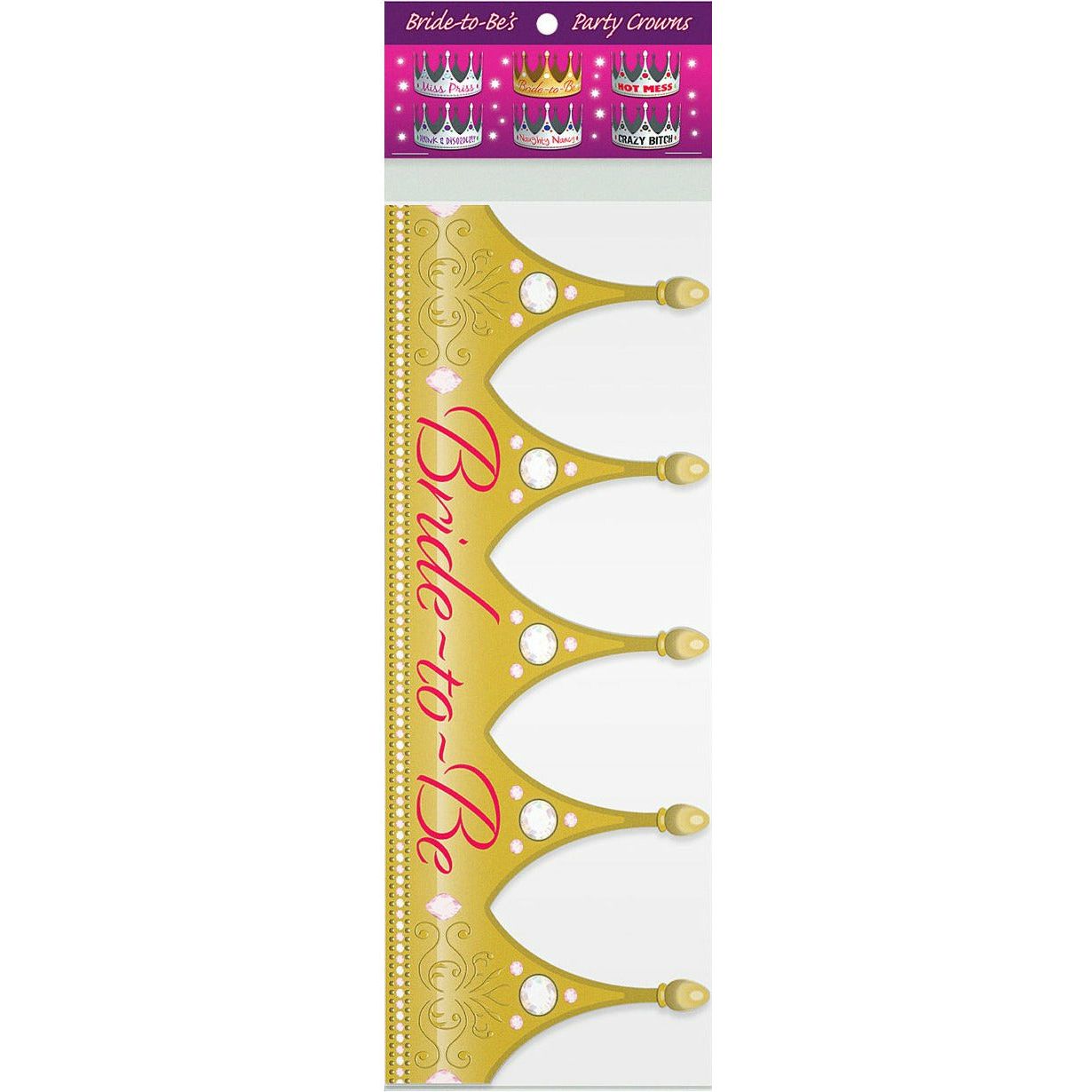 Kheper Games Bride to Be's Party Crowns - 6 Pack