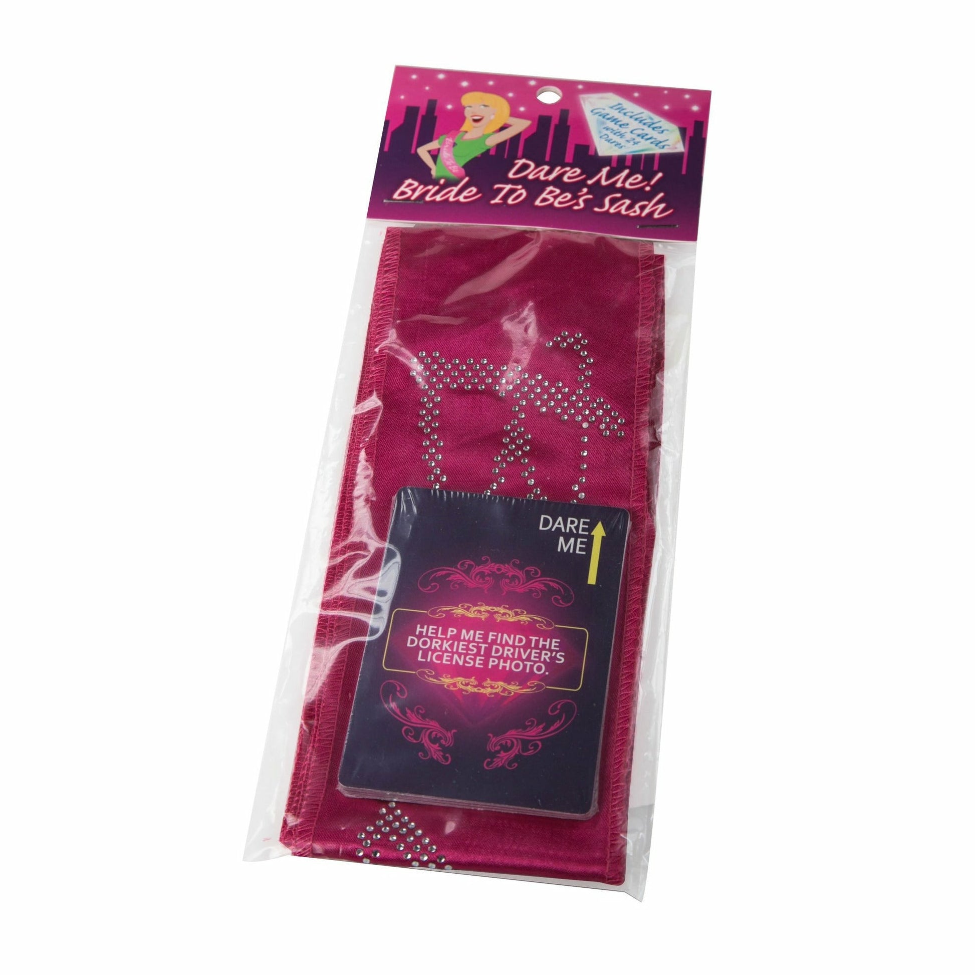 Dare Me Bride to Be Sash & Card Game