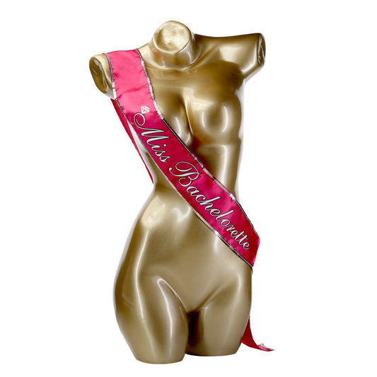 Little Genie Miss Bachelorette Sash - Hot Pink