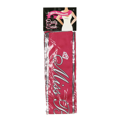 Little Genie Miss Bachelorette Sash - Hot Pink