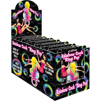 HottProducts Rainbow Cock Ring Pop