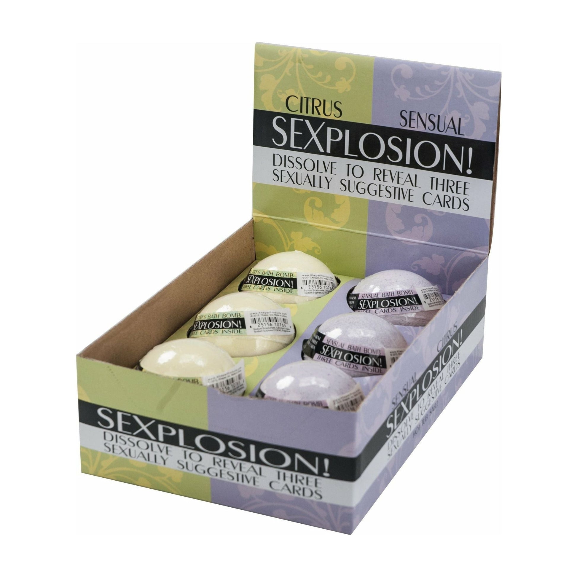 Kheper Games Sexplosion Bath Bomb - Display of 6
