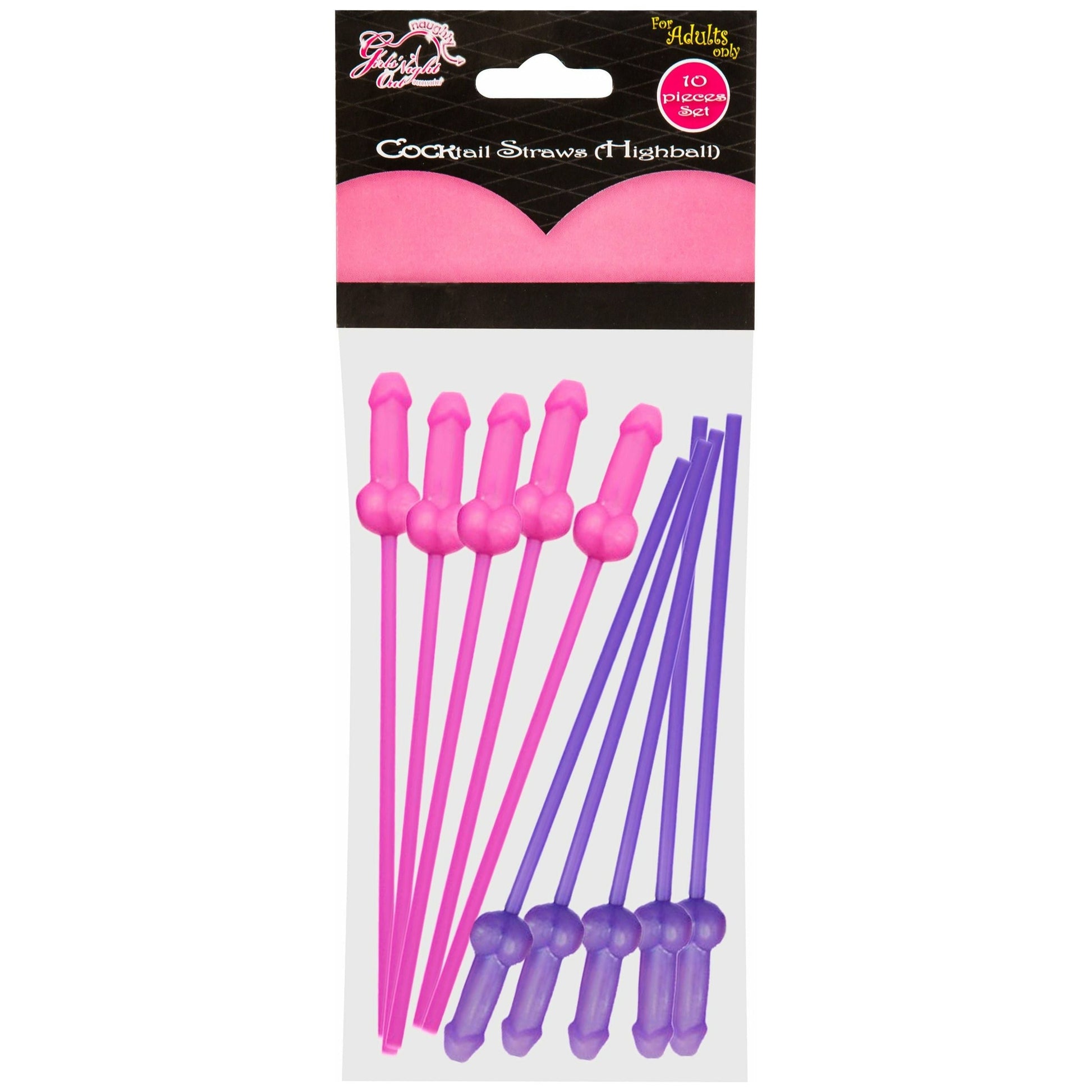Girls' Night Out Highball Cocktail Straws