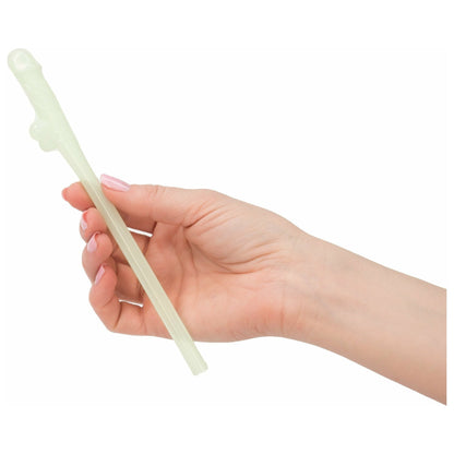 TYTF Glow In The Dark Pecker Drink Straws - 10pc Set