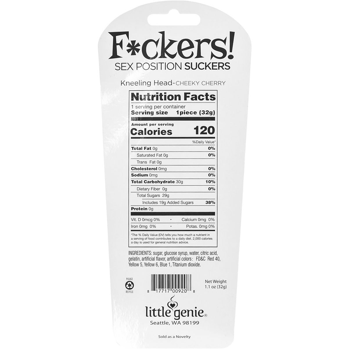 Candyprints Fuckers! Sex Position Sucker Candy - Cherry