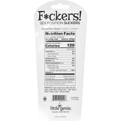 Candyprints Fuckers! Sex Position Sucker Candy - Cherry